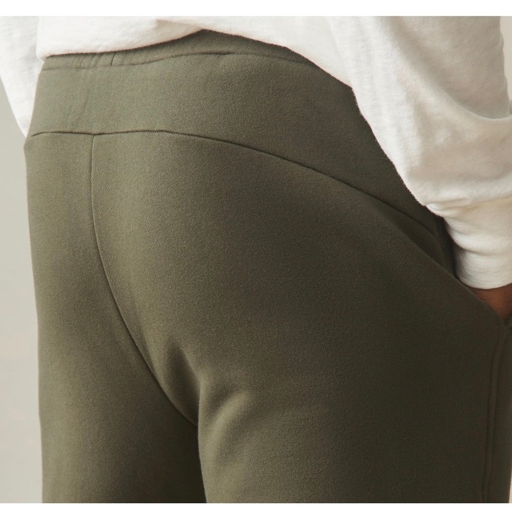 American Giant NWOT Straight Leg Sweatpants Mens L‎ Deep Olive Green Cotton USA - Picture 12 of 13